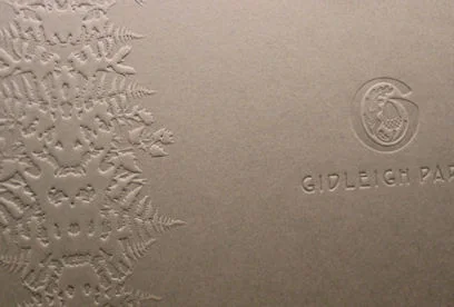 Blind embossed pattern